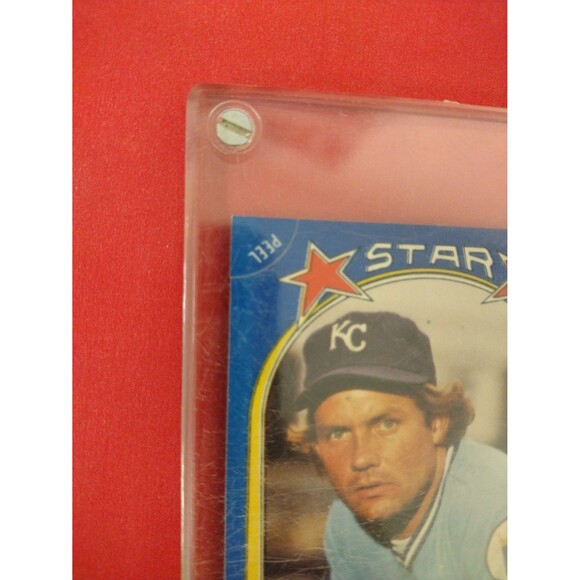 1981 FLEER STAR STICKER RARE GEORGE BRETT KANSAS CITY ROYALS HOF#43 NM - Picture 3 of 10